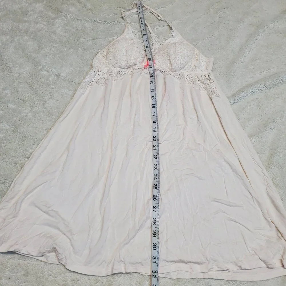 NWT Victoria's Secret Ivory Lace Babydoll Slip Lingerie Large Sexy Vixen Classic - Picture 5 of 7